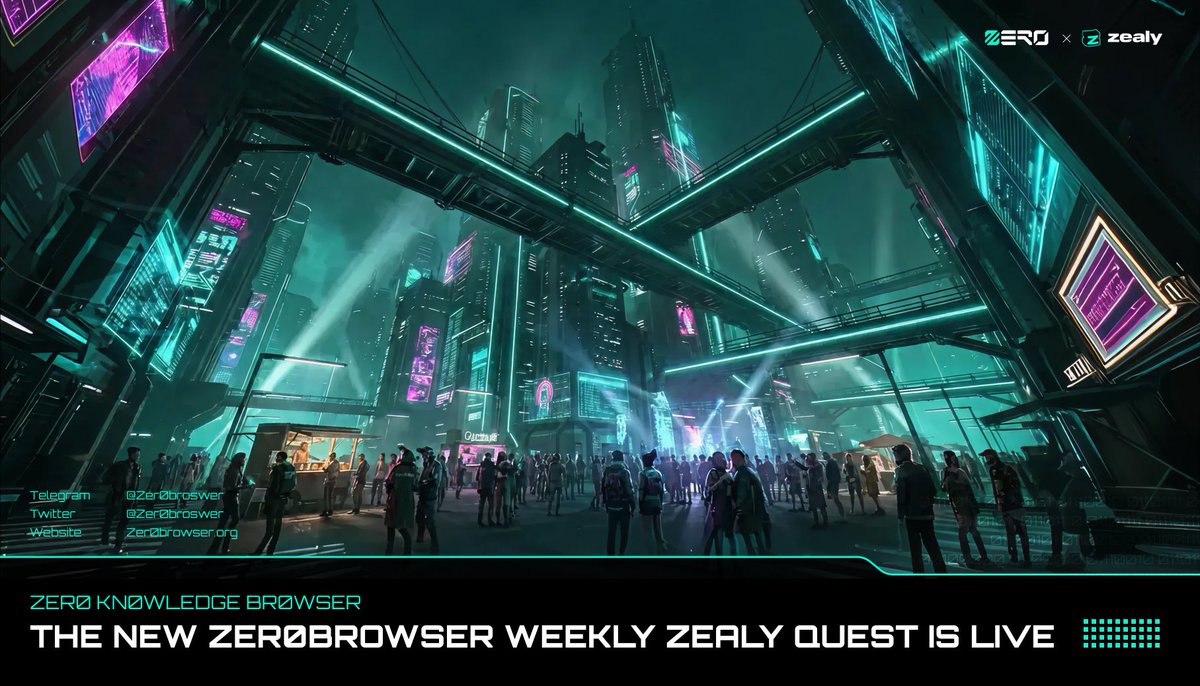 Zer0Browser's tweet image. The Zer0Browser Weekly Zealy Quest is Live! 

ZER0 ARMY, the call to serve, protect, and grow privacy initiatives is calling - will you answer? 

Plug unto this week’s zealy quest to help spread awareness and knowledge of Zer0Browser and become an early community member today!…