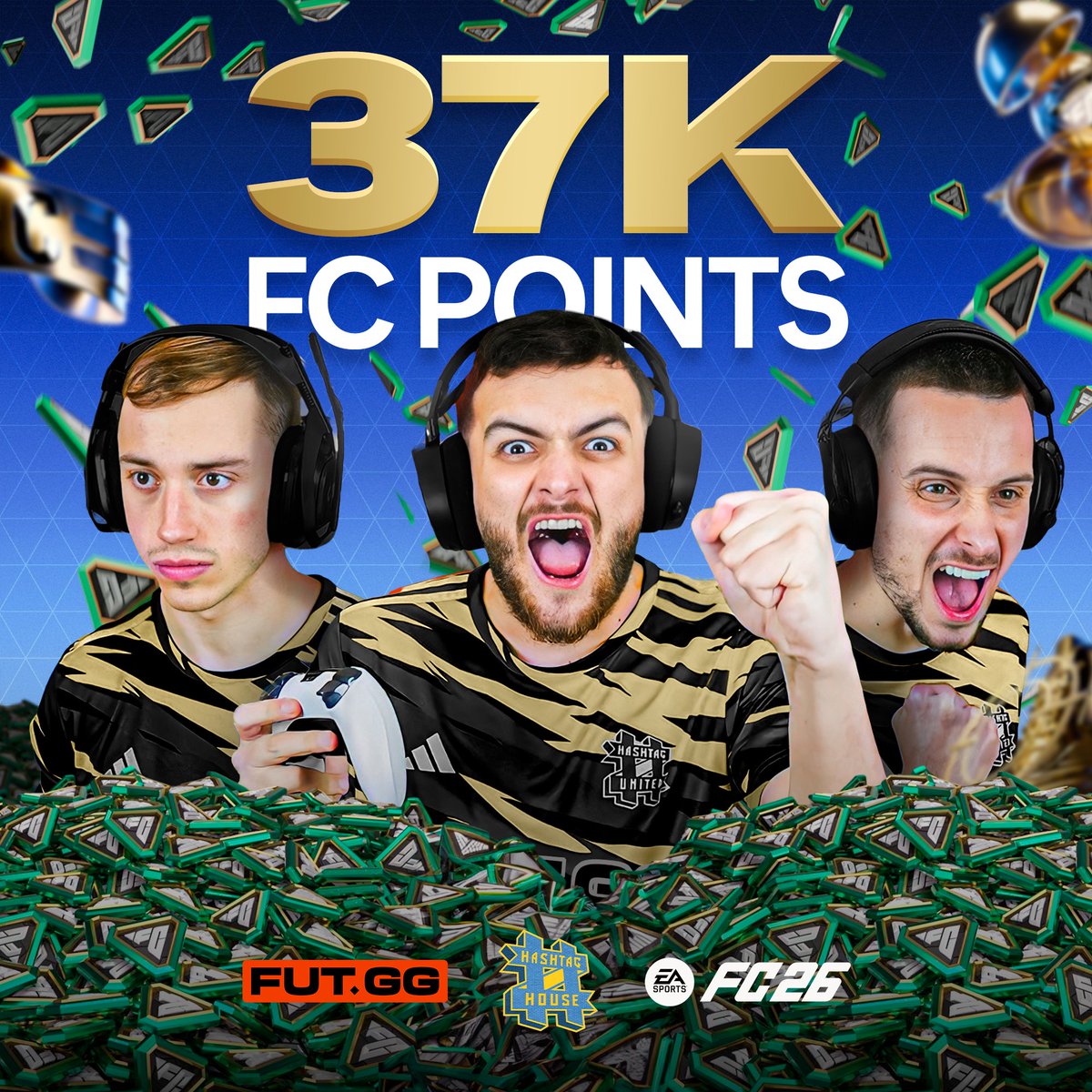 FUTxGG's tweet image. 🔷⚡️⚡️ HUGE FLASH GIVEAWAY — GET FC POINTS FOR TOTY! ⚡️⚡️🔷

To enter:
🔃 Retweet
🔖 Bookmark
🤝 Follow @FUTxGG &amp;amp; @HashtagHouse__

Drawn on Monday — good luck!! 🎁