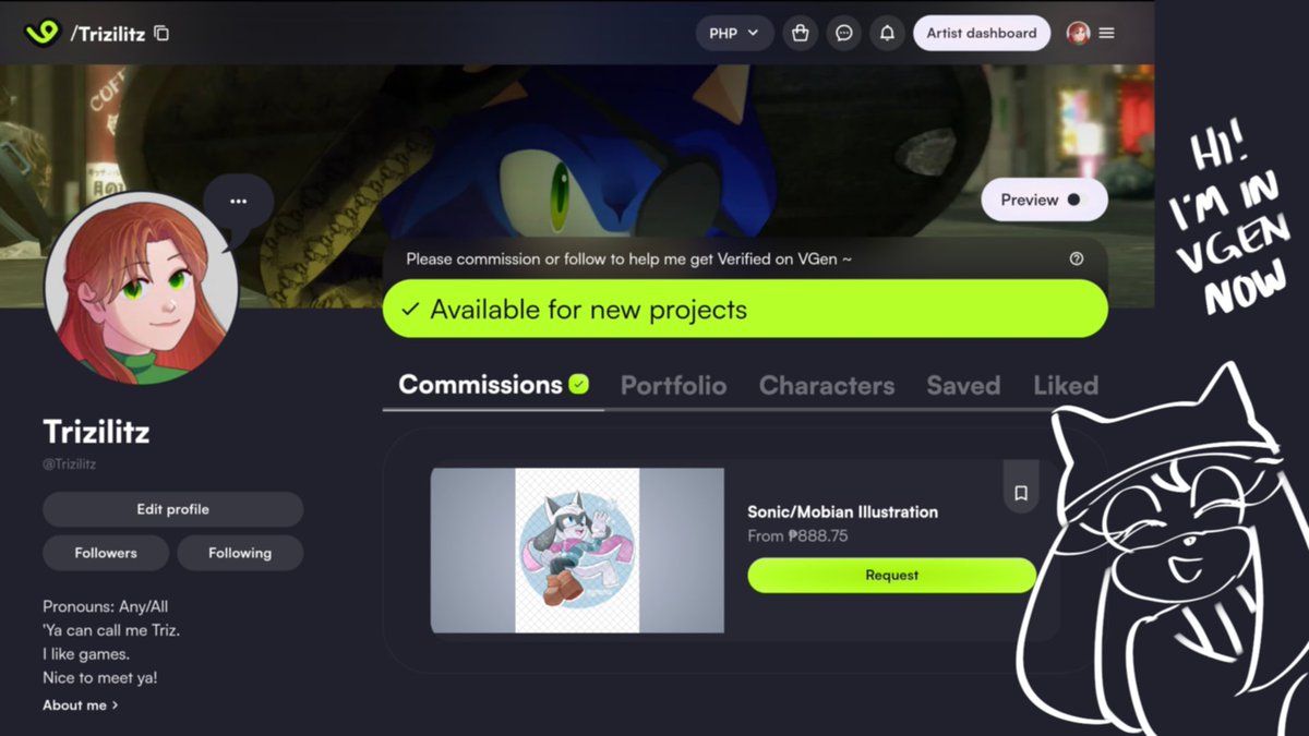 Trizilitz. 🍉 COMMISSIONS IN VGEN‼️ tweet media