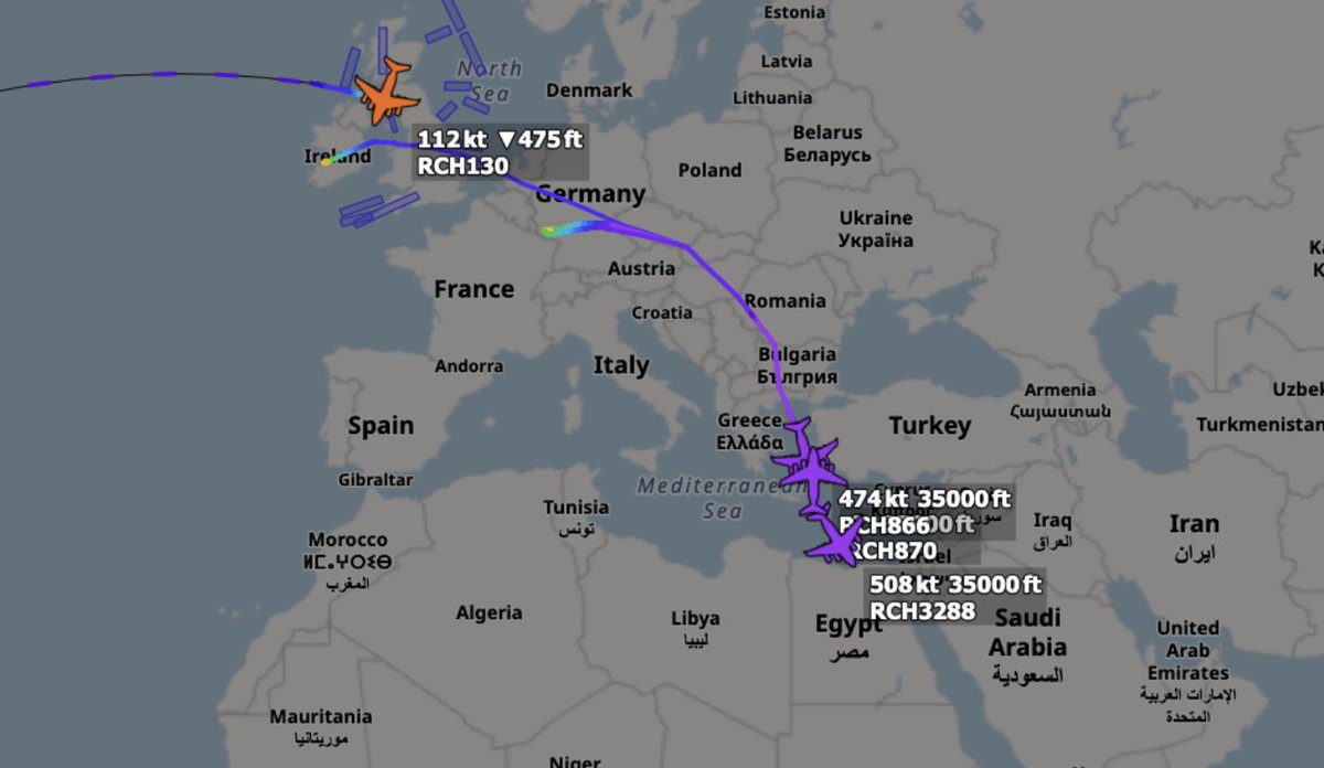 ArmchairAdml's tweet image. #USAF United States Air Force - Middle East Activity
16 January 2026

Here we are again, another Situation to Monitor!

Like with Southern Spear and RAF Fairford, I will record public (ADS-B/ACARS) C-17/AMC flights and do regular updates in this format. New and/or interesting…