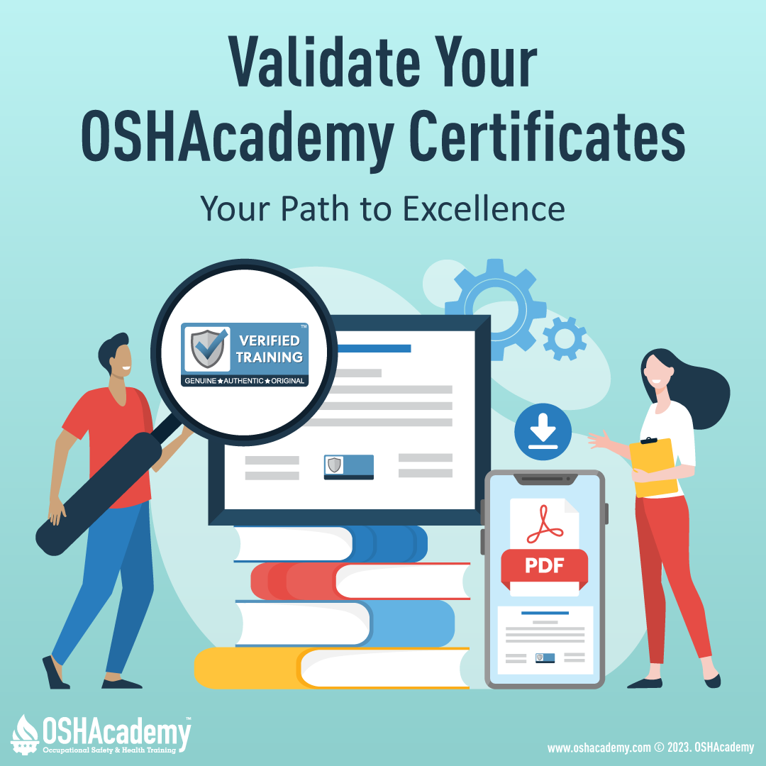 OSHAcademy's tweet image. ✅ Training you can prove.

OSHAcademy certificates are verifiable online, giving employers instant confirmation your safety training is legit.

🔗 oshacademy.com/student/valida…

#OSHAcademy #SafetyTraining #VerifiedTraining
