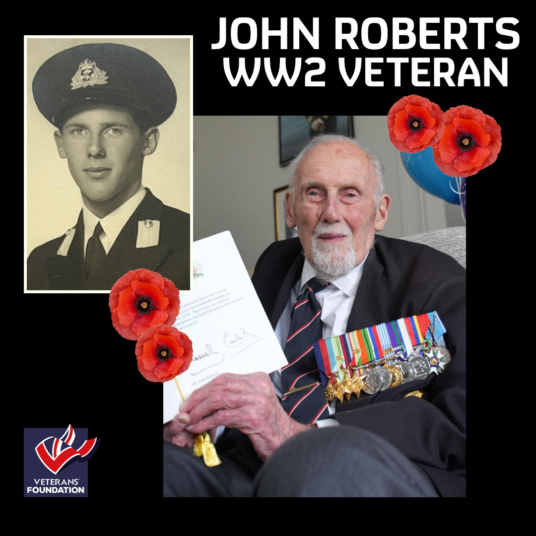 🌺🇬🇧  We are deeply saddened to share the news that John Roberts, aged 101, has passed away.

John was an extraordinary and much-loved WW2 veteran from Kent whose courage, dedication and warmth touched everyone who had the privilege of knowing him.

Born in India to a military