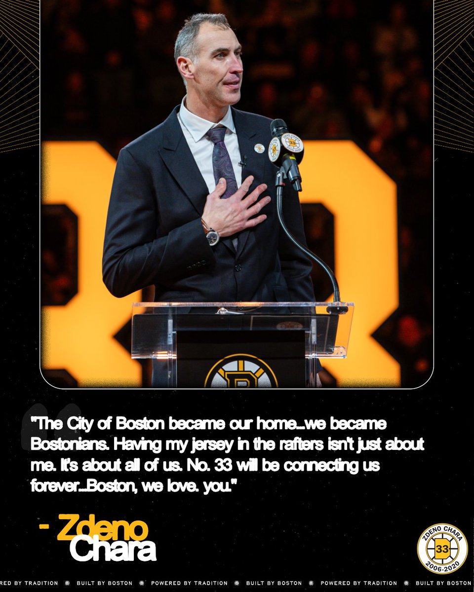 NHLBruins's tweet image. Boston, you're Zee's home.

#BigZ33