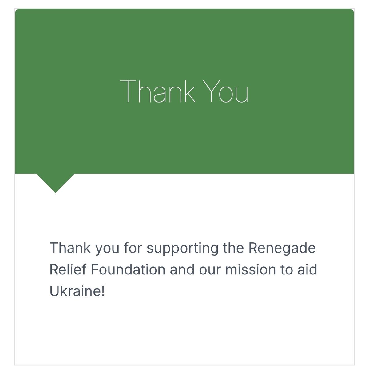 Today's fivers to <a href="/3xR_team/">Renegade_Relief_Runners</a> for their work with displaced persons and collecting IFAKs.
x.com/i/status/20088…