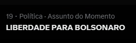 GayerGus's tweet photo. LIBERDADE PARA BOLSONARO https://t.co/bCMm6fyRn3