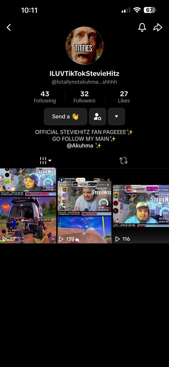 Follow the best Stevie clips account!