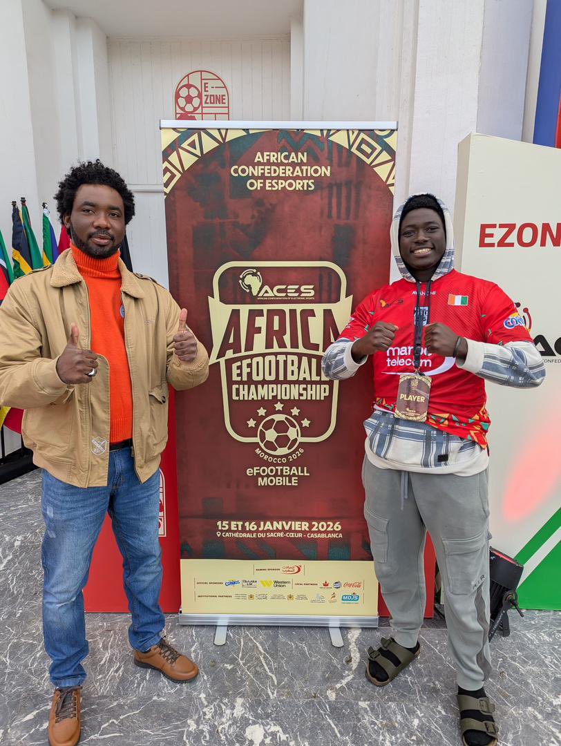 Figure importante de l’eSport en Côte d’Ivoire, Odie Ange Metuschela, Président de l’ASSISE ESPORTS (Association de Sports Électroniques), est présent au Maroc dans le cadre d’une rencontre institutionnelle continentale, à la suite d’une invitation officielle du Président de la