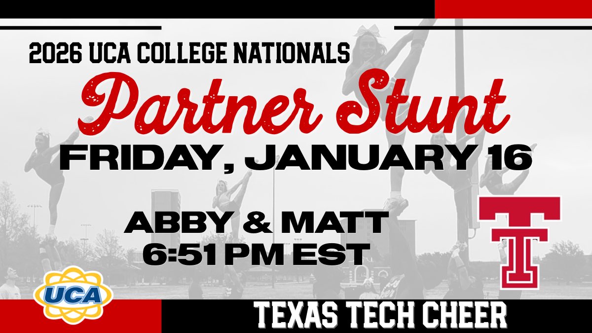 Texas Tech Cheer tweet media