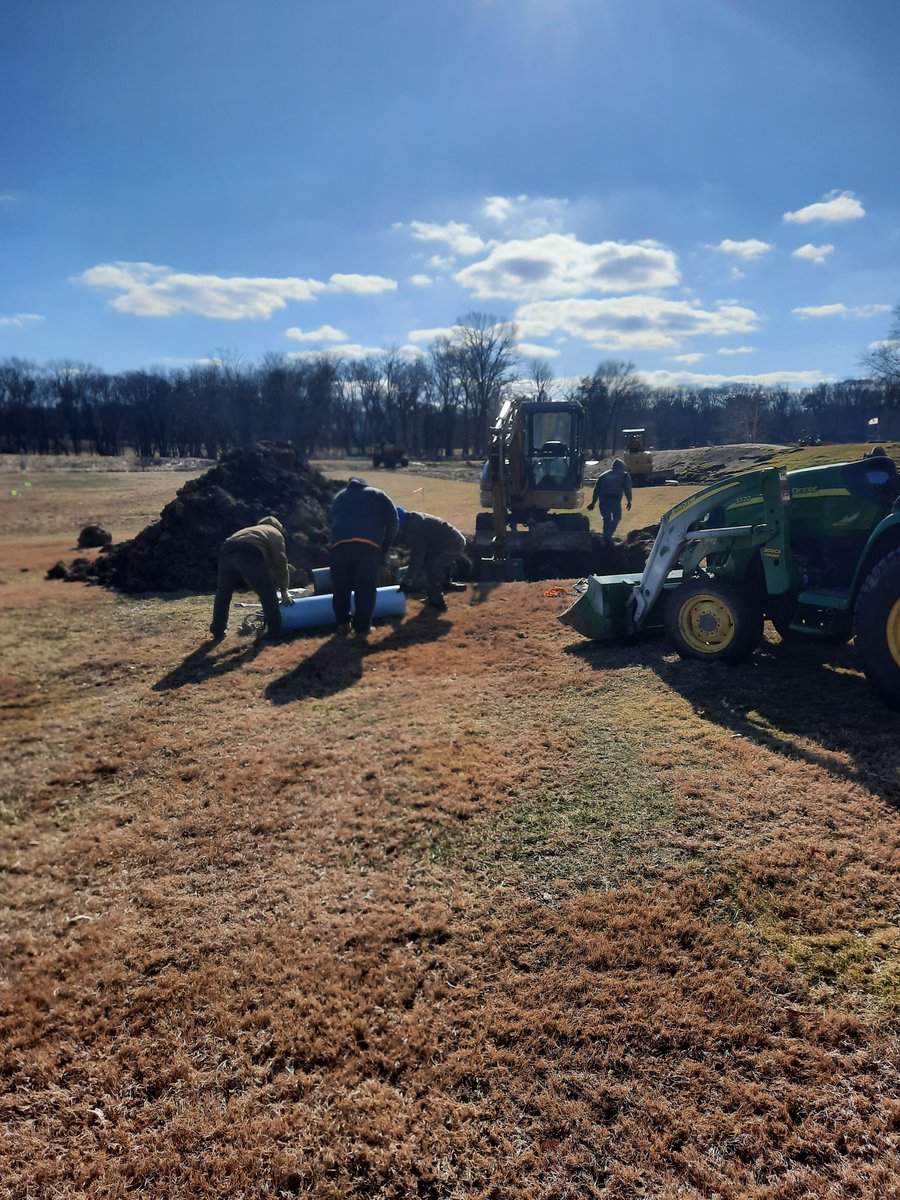 Installing some 12, 10, 8, and 6 inch valves at Tavistock.  Thanks for the work, Victor.