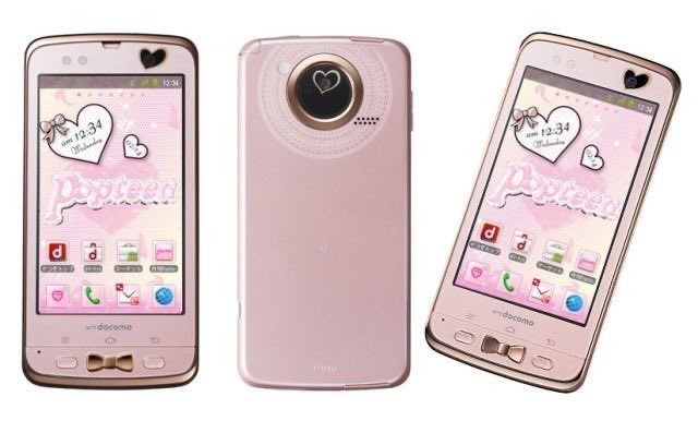 thepinkernet's tweet image. docomo fujitsu x popteen f-03d phone ♡
