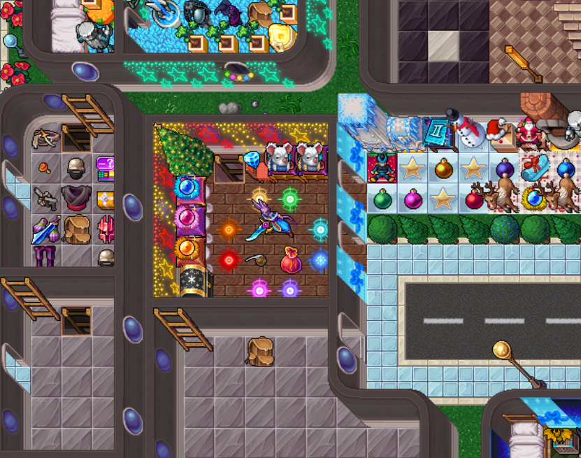 The Xmas Event has already ended, but your houses decorated in a winter theme still look impressive! We’ve left a small gift inside them in the form of a Premium Bag.

#dragonball #dragonballsuper #dragonballz #beerus #goku #vegeta #gohan #trunks #piccolo #majinbuu #game #mmorpg