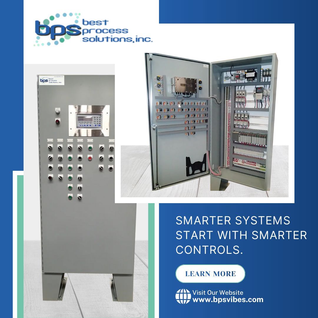 Smarter systems start with smarter controls.

BPS Control Systems allow precise management of vibration, flow, and system performance, custom-built for your application.

Take control of your process. 👉 Visit the link in our bio to learn more.
.
.
#controlsystems #industrial
