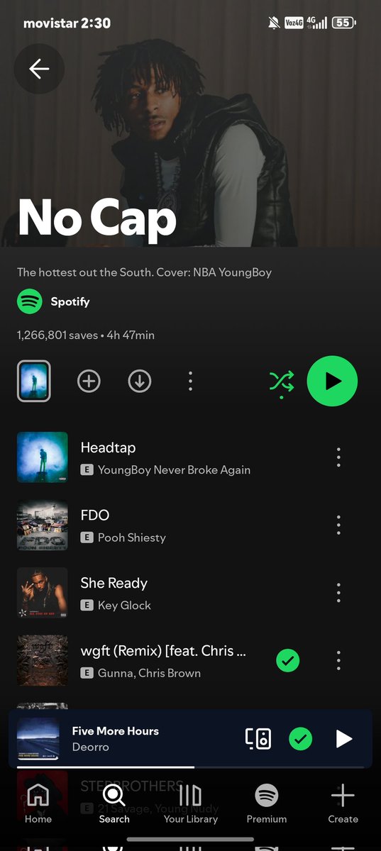 Cristiancitoo99's tweet image. The "wgft" Remix Has Been Added To Spotify's "No Cap" Playlist. 🔥👑
#ChrisBrown #Gunna #wgft #Spotify #Remix