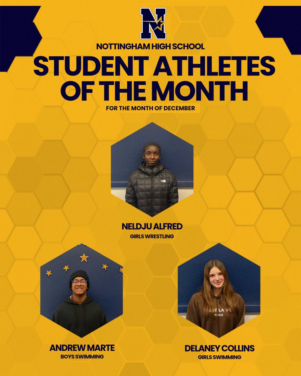 StarAthleticsAD's tweet image. Our December Student-Athletes of the Month....
@HTSD_Nottingham @NottinghamNABC
@NottinghamHSAD @NottinghamCheer @WeAreHTSD