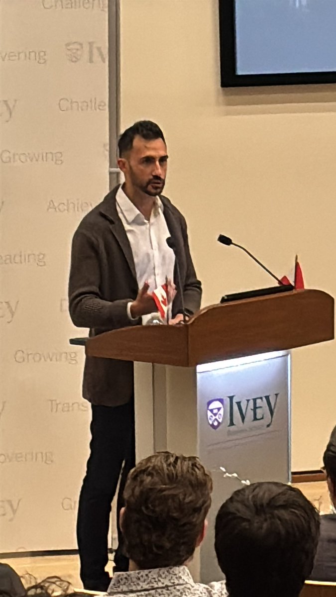 Honored to welcome Minister Stephen Lecce to <a href="/iveybusiness/">Ivey Business School</a> to the Energy Conference in partnership with the Canadian Energy Executive Association.  Special thanks to our student leaders and Lauren Starr from the Career Management team for pulling together a successful event.