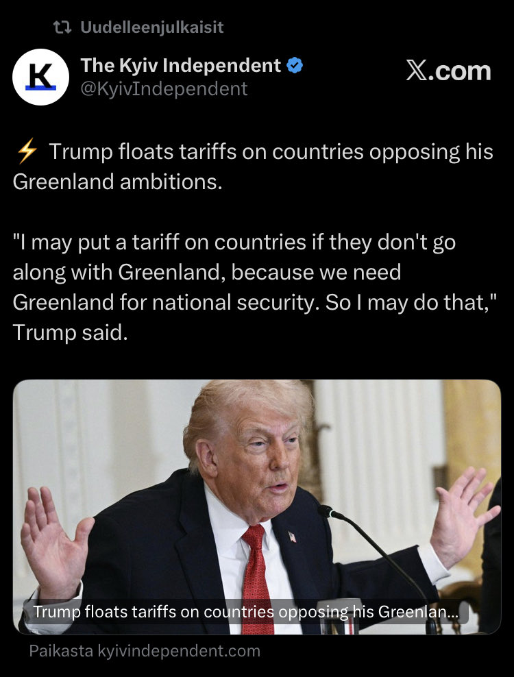 joni_askola's tweet image. Absolutely insane. Trump is delusional