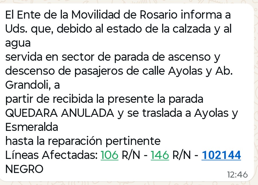 ClaudioGer66958's tweet image. El lunes 12 se publicó está ODS
El miércoles 14 me comuniqué con el EMR y les avisé que la obra no comenzó y mientras tanto la parada se trasladó al ingreso del pasillo de un Asentamiento Irregular muy conflictivo
Hoy, viernes 16 sigue la misma situación 
@Multisecros24 @CMDSur
