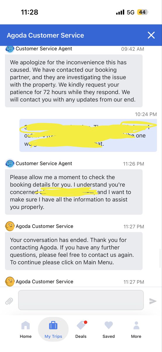 KaranthVibha's tweet image. @agoda @agodaindia you marked my case as “resolved” without any resolution!! This is cheating!!