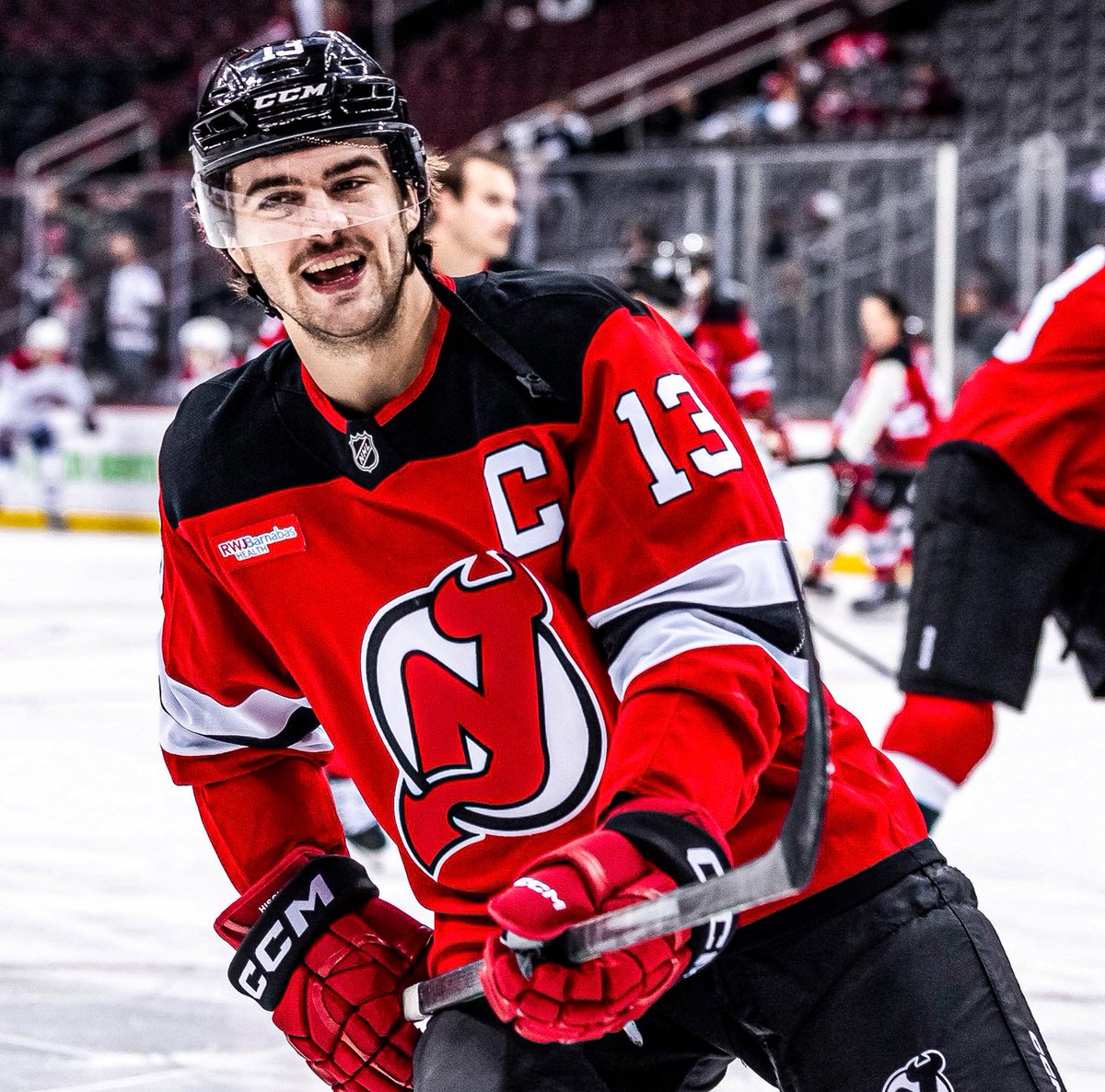 devilsfanatics's tweet image. Nico Hischier was meant to be a Devil 😈