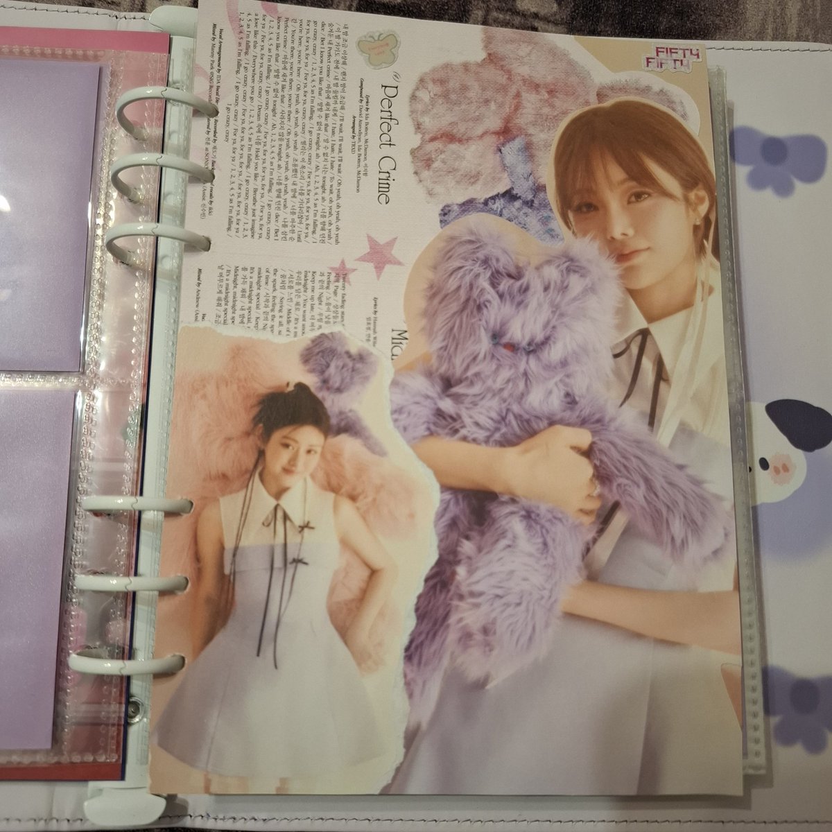 chaconne_xo's tweet image. while i was recovering my health, i distracted myself with various hobbies, including returning to creating covers (?? idk how to say it in english, sorry 😣) for my binder 🩷
hope it didn't turn out as bad as i think it did #FIFTYFIFTY