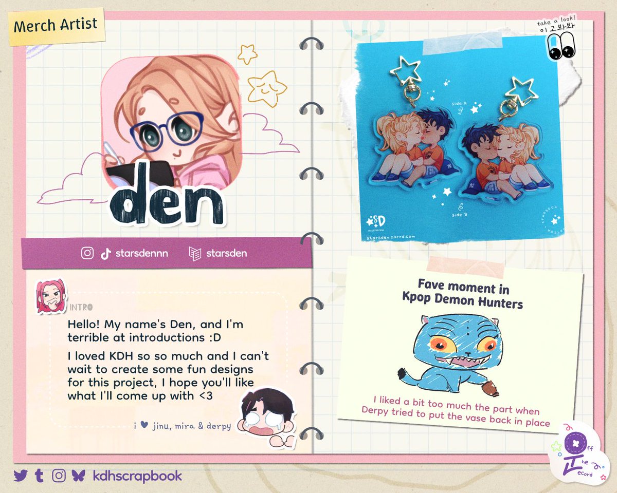 Derpy putting the vase back into place again and again is almost as cute as Den's adorable style! It's a battle to choose a favourite from their merch pieces.