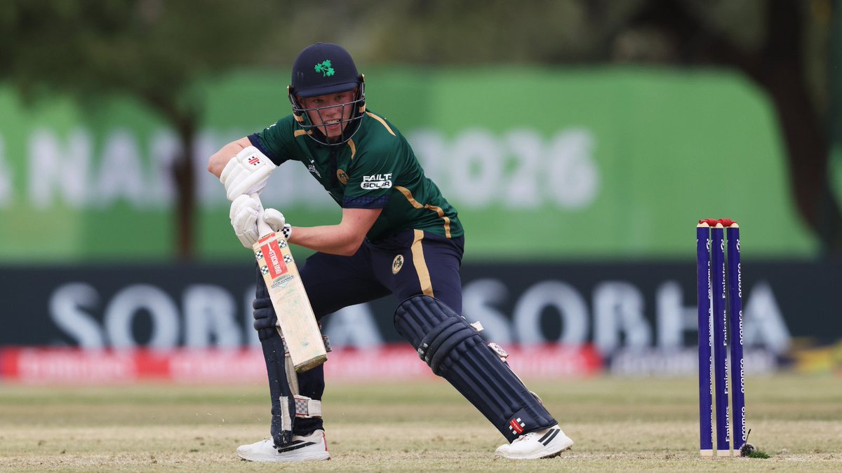 Ireland great Niall O’Brien shared an emotional moment with nephew Robert O’Brien following his maiden #U19WorldCup half-century 🫶

Day 2 wrap ➡️ icc-cricket.com/news/australia…