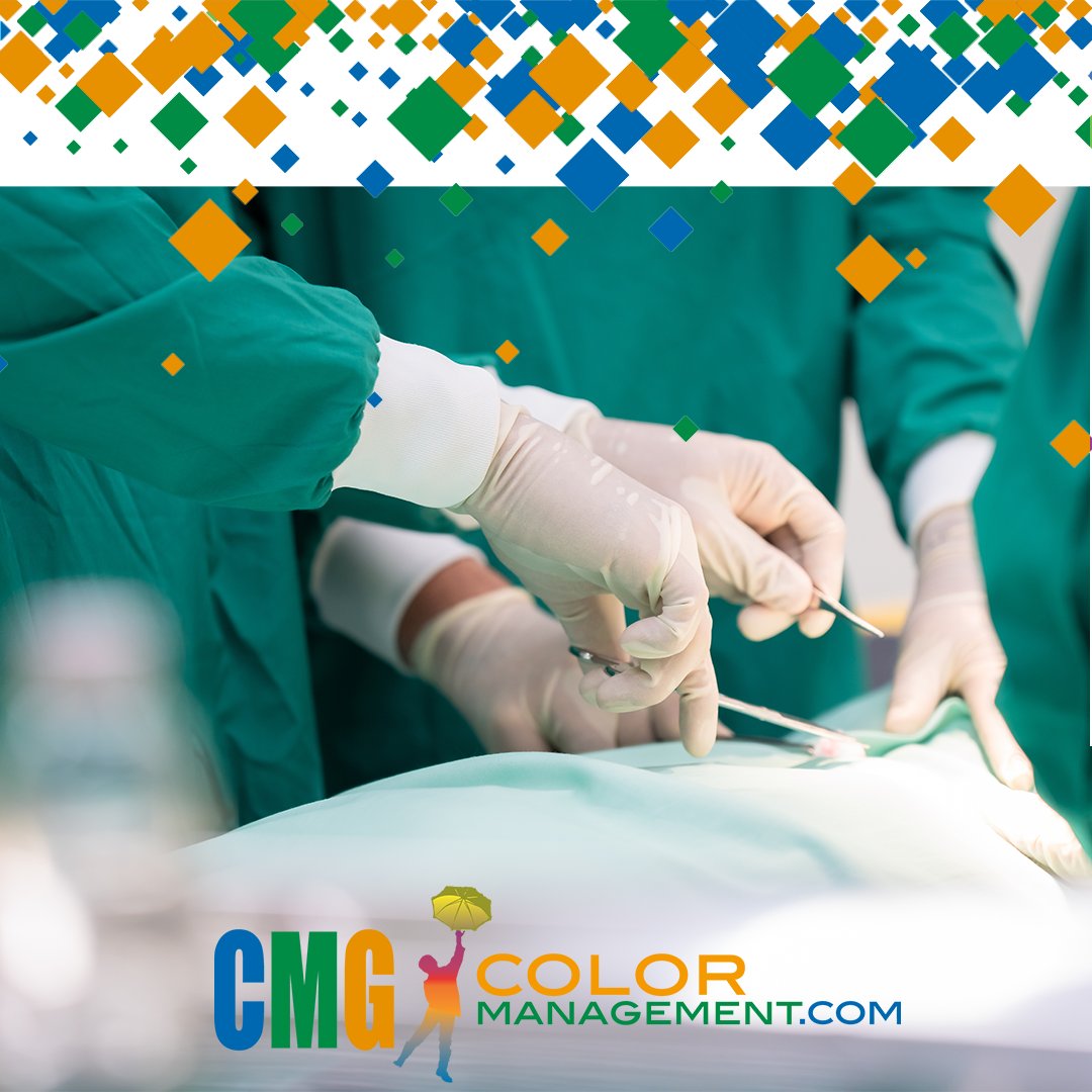 Did you know surgical scrubs are green for a reason? 🩺💚 They help reduce eye strain and blood shows up less on them than on white! #ColorFacts #ColorsMatter #ColorManagement #Printing