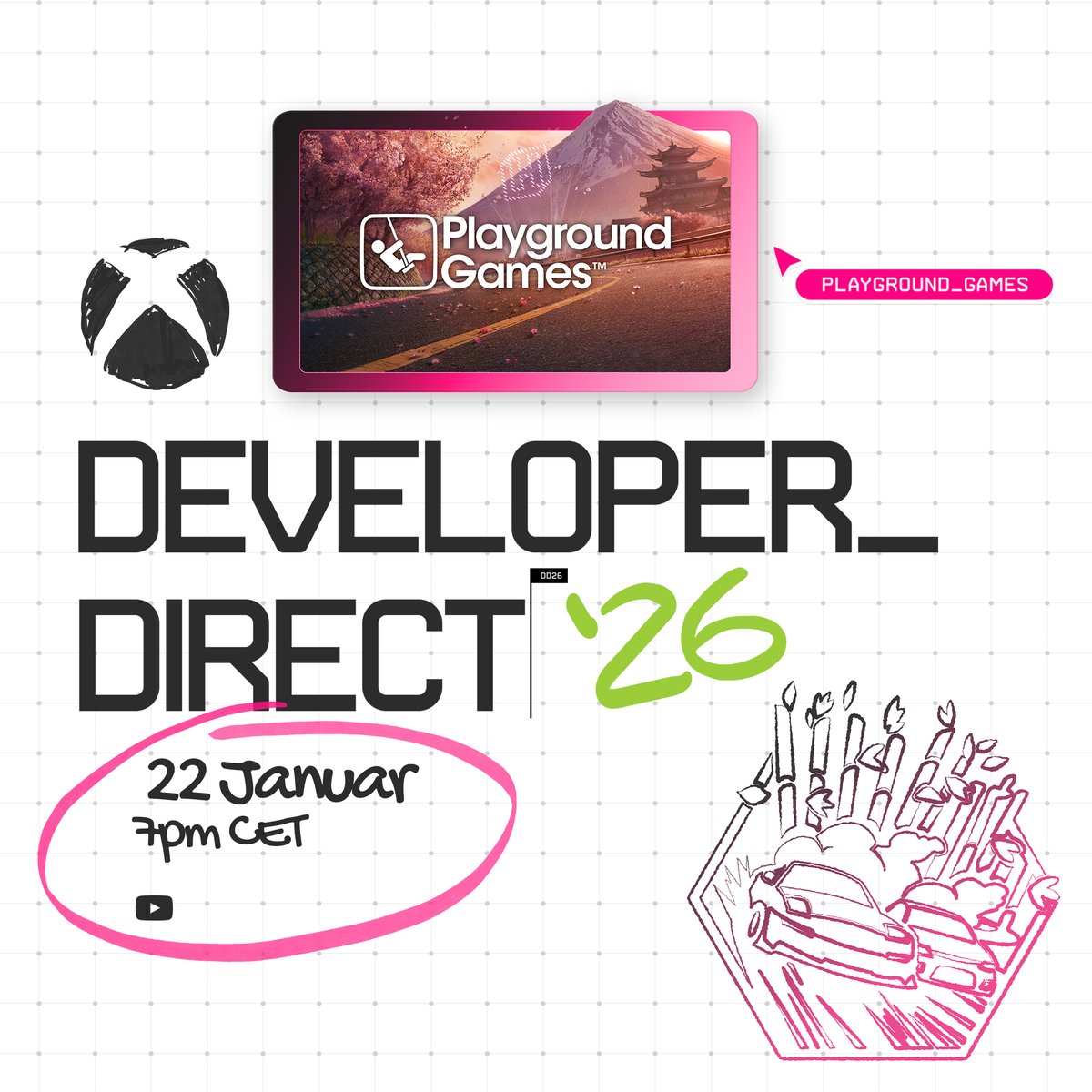 Hey, wenn ihr am Donnerstag Zeit habt, gibt es ein Developer Direct, bei dem wir über das größte Ereignis sprechen, das es jemals beim Horizon Festival gab.

Seid ihr dabei? #ForzaHorizon6