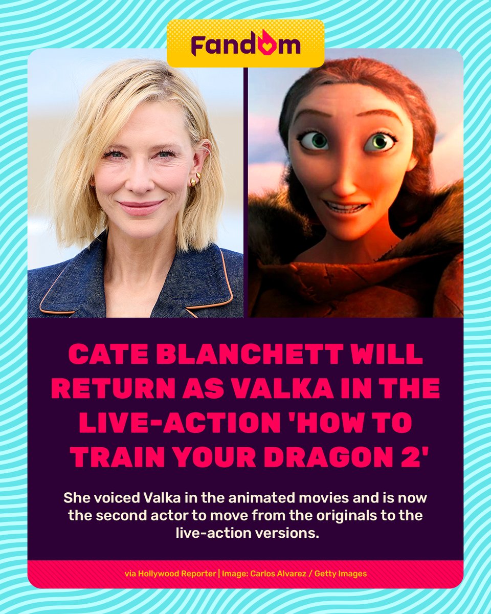 getFANDOM's tweet image. Cate Blanchett is going from behind the recording booth to the front of the camera for #HowToTrainYourDragon2 🐉