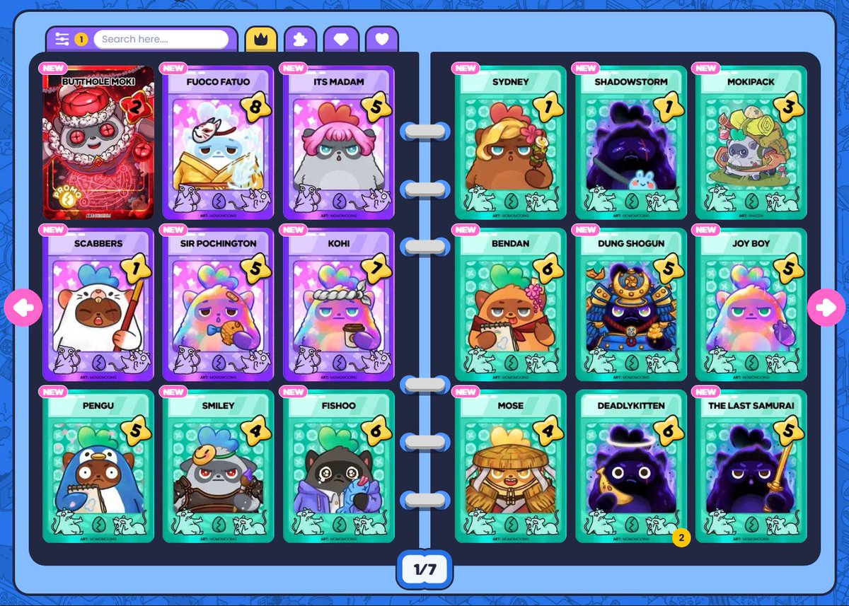 Tried my luck just for fun and I guess I'm unlucky XD

<a href="/Moku_HQ/">Moku✨</a> 
<a href="/Ronin_Network/">Ronin</a> 

#GrandArenaBinder