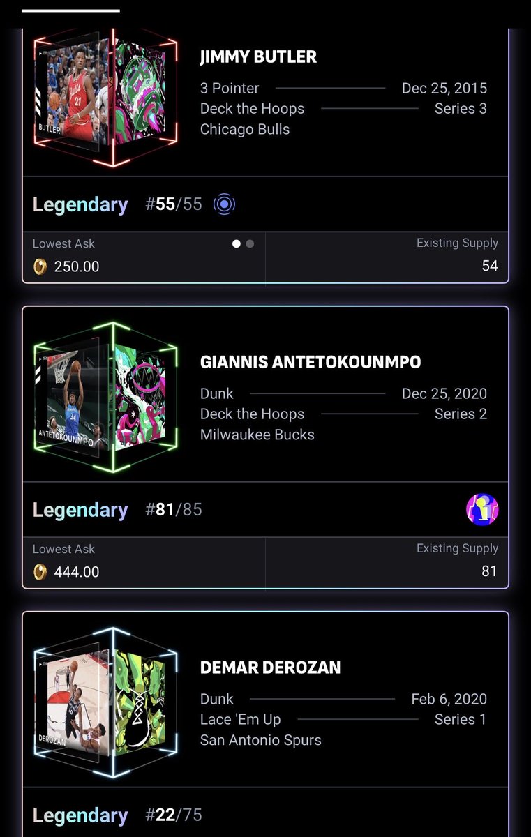 I grabbed these three legos for under $500. I love the art from S1 and S2
<a href="/NBATopShot/">NBA Top Shot</a>