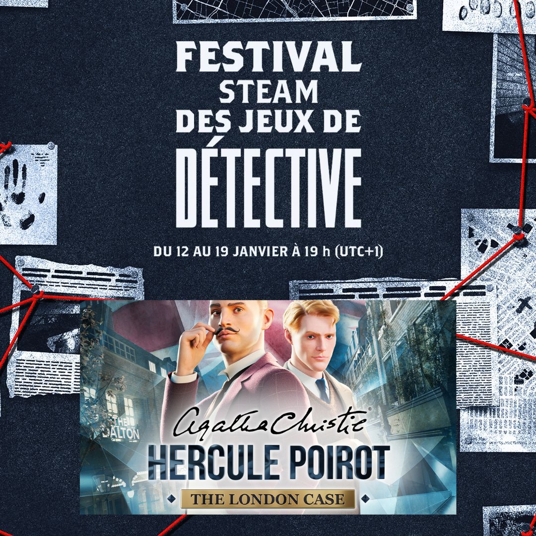 Microids_off's tweet image. Il semblerait que Steam soit le théâtre d'un événement… tout à fait intrigant. 🔍

Mettez vos petites cellules grises à l'épreuve avec nos enquêtes Agatha Christie durant le Festival des Jeux de Détective ! 🕵️ store.steampowered.com/category/detec…