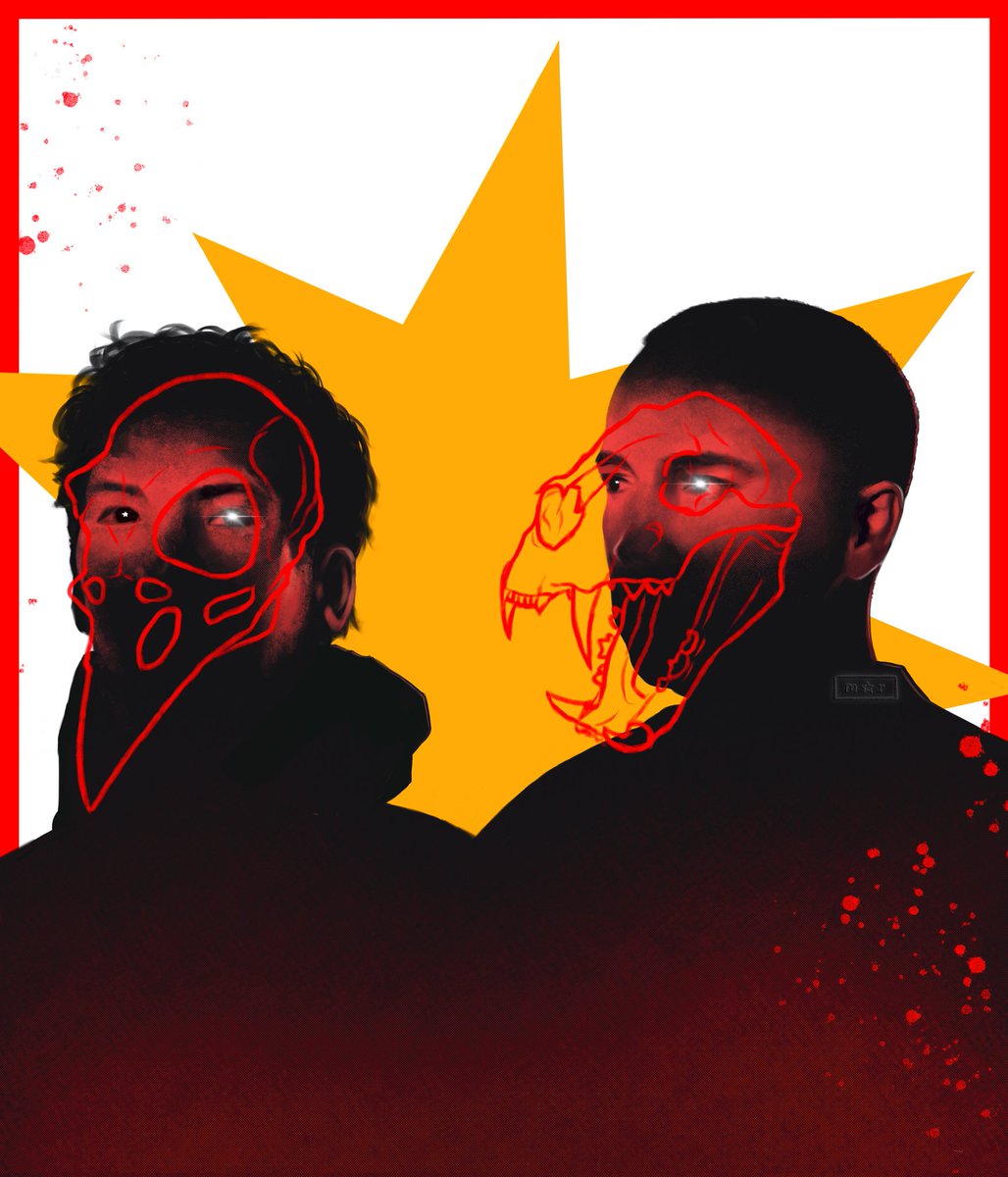 marwestindigo's tweet image. :: REBEL RED :: 

#twentyonepilots #cliqueart