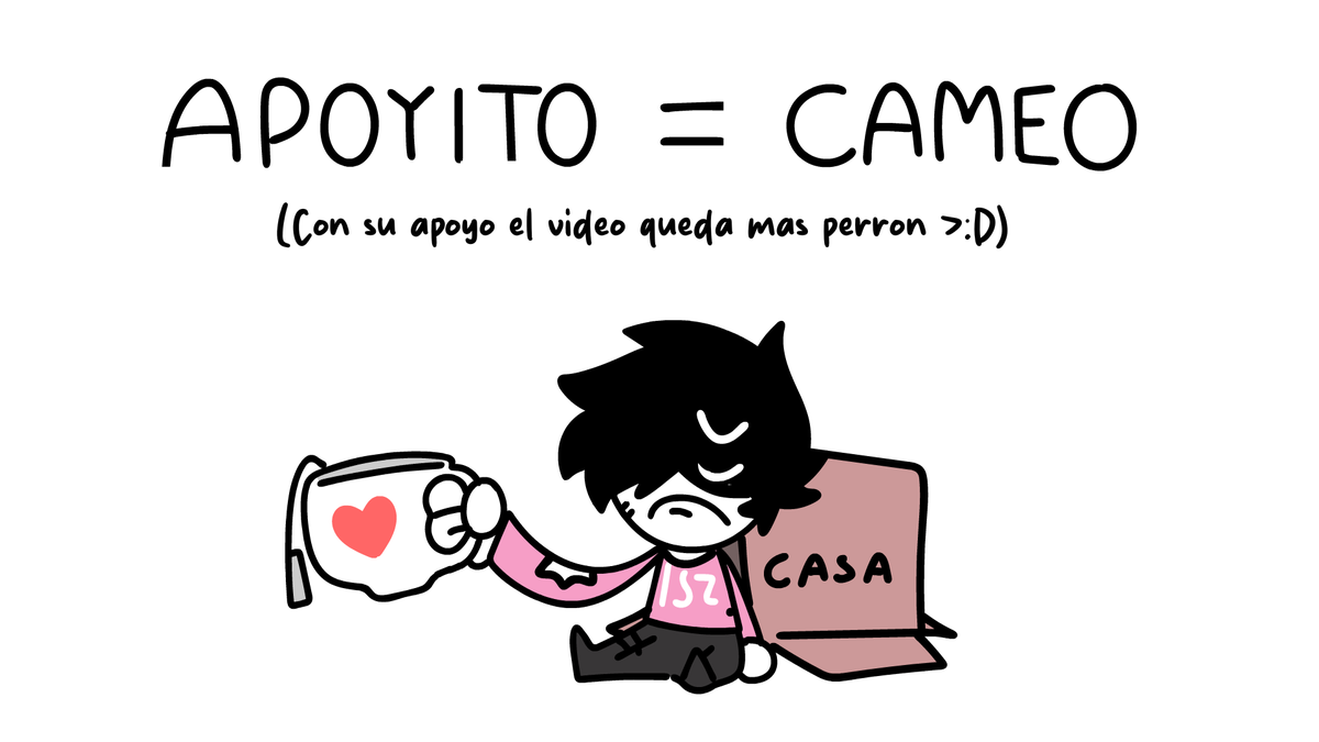 Hola! Ya se abrió en Kofi el apartado para obtener tu cameo. Gracias a su apoyo el episodio consigue música original y aparte yo pago la luz. 
ko-fi.com/isz_studios

Me estaré comunicando por MD el domingo para ver bien lo de los cameos. Gracias a todos👉👈