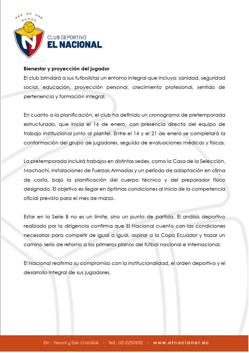 Comunicado Oficial 

#ElNacional #VamosBiTri