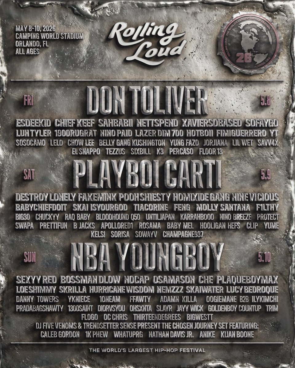 Sheesh 🔥 The O bout to be crazy for <a href="/RollingLoud/">Rolling Loud</a>