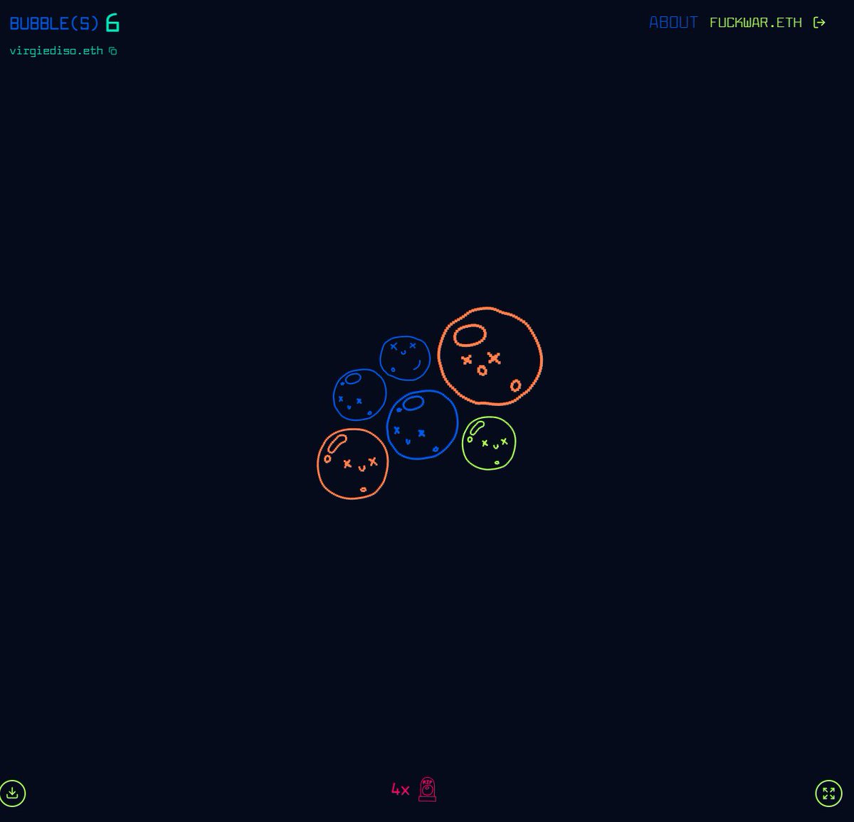 How can you have this luck! the odds of getting 4 Bubble(s) popped is 0.0029% This guy hit the bad luck jackpot? Never buy a lottery ticket fren, sad but true.