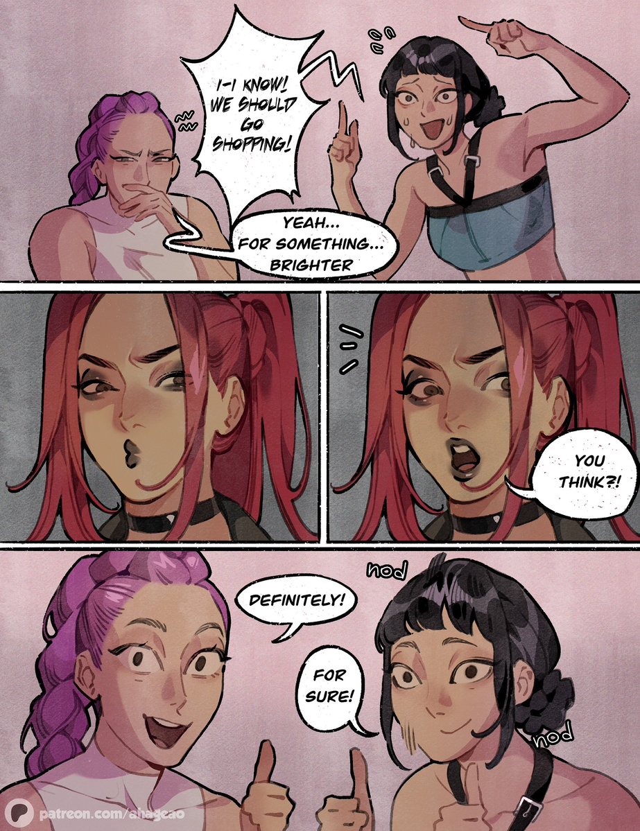 ahageao's tweet image. Fixing my childhood trauma by drawing yuri 👍 
part 1!
#Polytrix #KPOPDEMOMHUNTERS