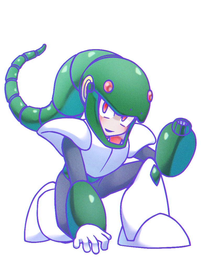 dokki_0487's tweet image. スネークマン描くの難しいな...