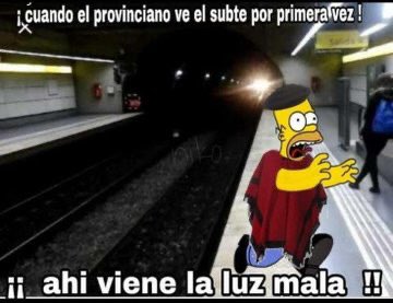 y cuando yo vaya a Buenos aires en octubre y no sepa usar el subte porque acá en mendoza nuestro medio de transporte son los caballos