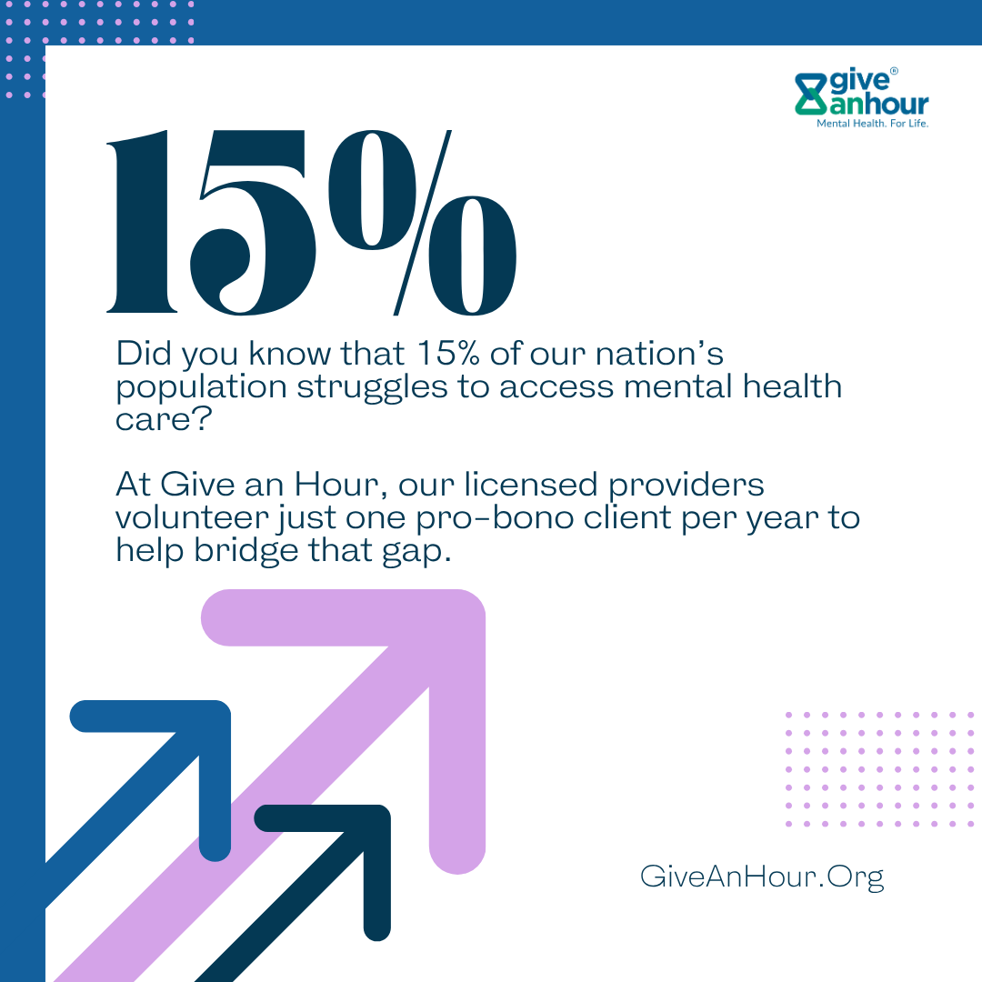 giveanhour's tweet photo. Join our network to:
✅ Expand access to no-cost counseling
✅ Grow professionally with free trainings and CE opportunities
✅ Make a measurable impact in your community

👉 Register today: https://t.co/MVDHo6rdjc
📧 Contact Provider Relations at providerrelations@giveanhour.org https://t.co/CK2KkwoSWd