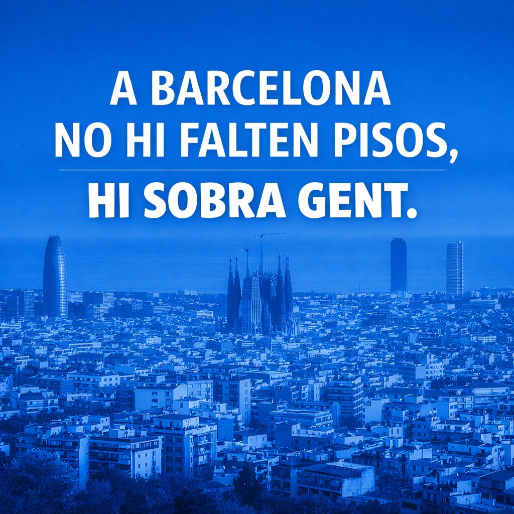 Ras i curt.
#SalvemBarcelona