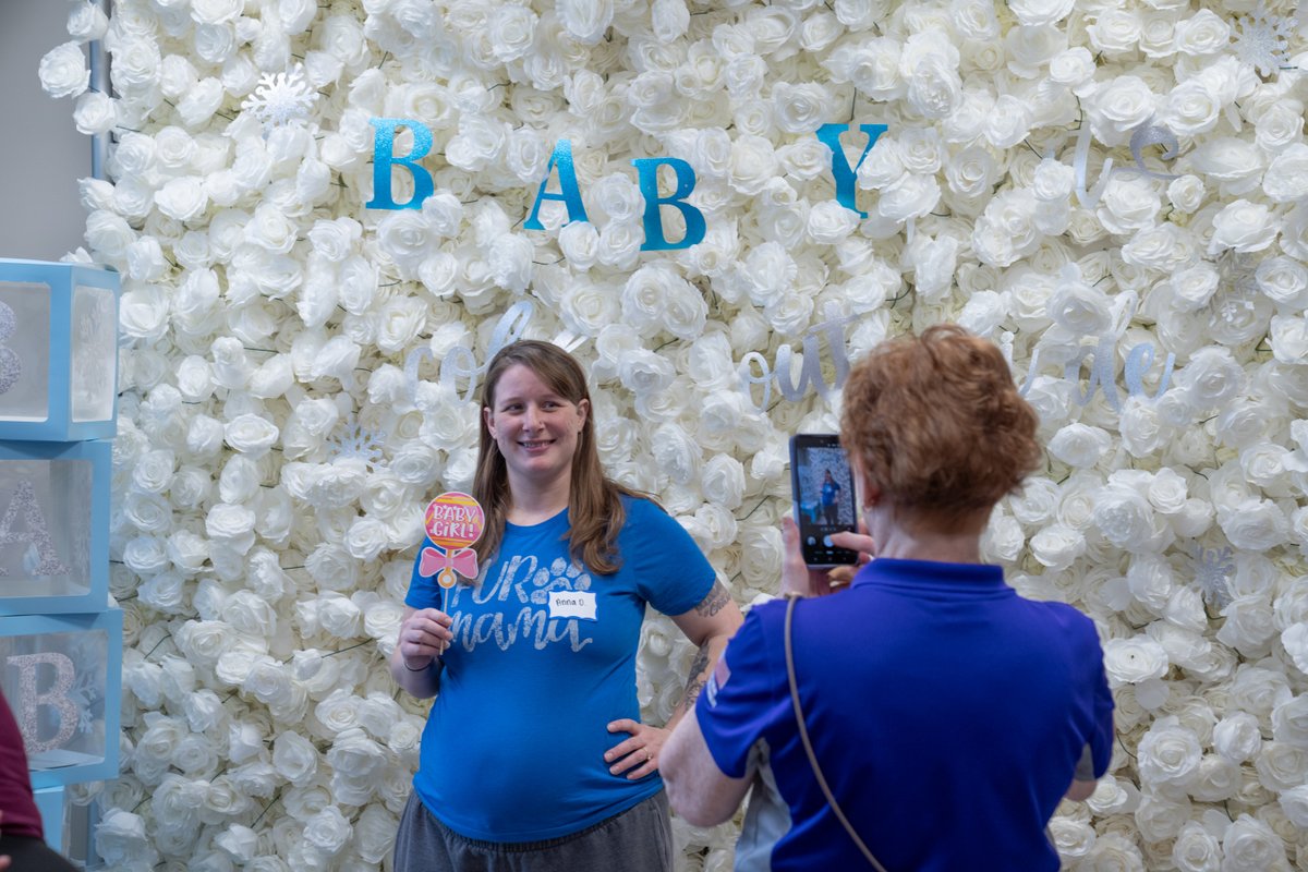 ClevelandVAMC's tweet image. Parma VA Clinic hosted a "Baby It's Cold Outside" Veteran Baby Shower! ❄️ Honoring our maternity Veterans with essential baby items. Thanks to Civic Engagement and community organizations! 💙 #VeteranSupport #CommunityStrong #ParmaOH #VAShower
