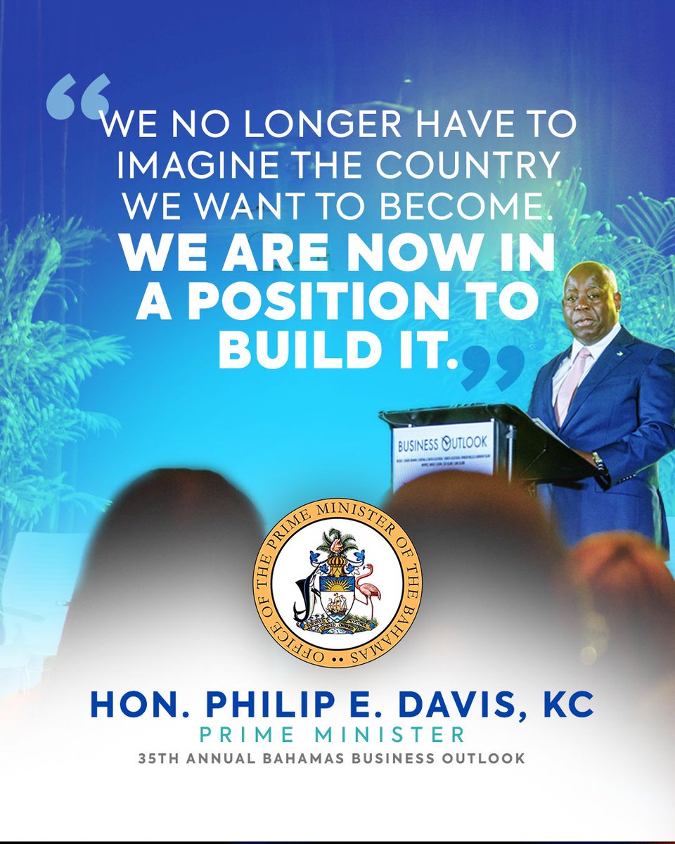 The Bahamas’ economic recovery is real. GDP is above pre-pandemic levels, unemployment is at its lowest in 15+ years, debt &amp; deficits are down.

But our focus remains on affordability, dignity, and opportunity - investing in skills and training for a future-ready Bahamas.