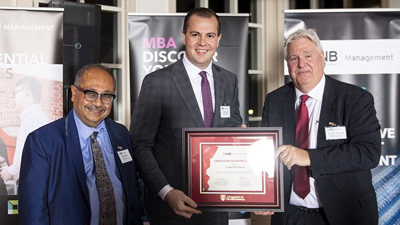 UNB's tweet image. UNB’s faculty of management takes great pride in celebrating the partners who help shape the future of business education. 

Experiential learning is a defining strength of UNB’s business programs. Through the Co-op program, students apply classroom knowledge to real-world…