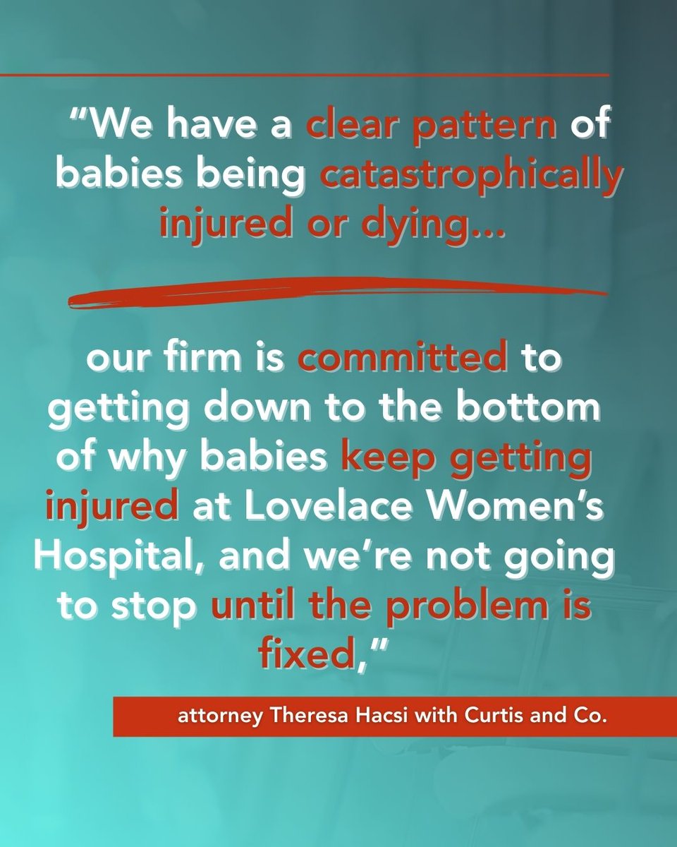 NMSafety1st's tweet photo. We have to protect the lives of children in New Mexico. 

A recent article in the Santa Fe New Mexican highlights just how dangerous it can be when corporate hospitals put numbers before infants and parents in need. In a recent lawsuit filed against Lovelace, 21 families are alleging that delayed C-sections could have contributed to their newborn being injured or dying while in hospital care. Ardent Health aims to keep C-section rates low for financial incentives, but to a clear detriment to the lives of patients. This is just ONE of many private equity hospitals in the state, and it is clear that they don't track harm, and aren't doing much to prevent it. We need to start being honest with ourselves about who is benefiting from this narrative - it clearly isn't families in New Mexico. 

Newborns in New Mexico deserve the best possible start to their future. We shouldn't have to question priorities and profits when lives are on the line.