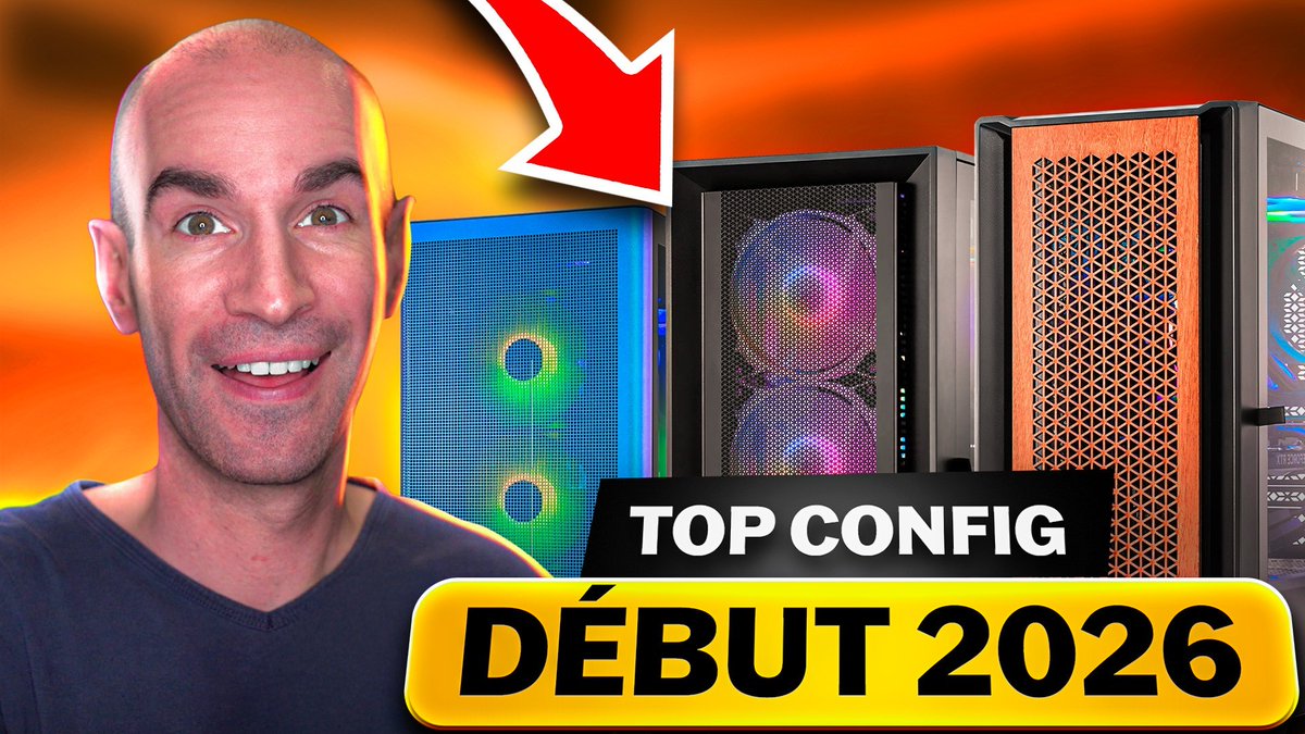 Nouvelle vidéo !

Top config PC début 2026 
youtube.com/watch?v=kuVmaS…