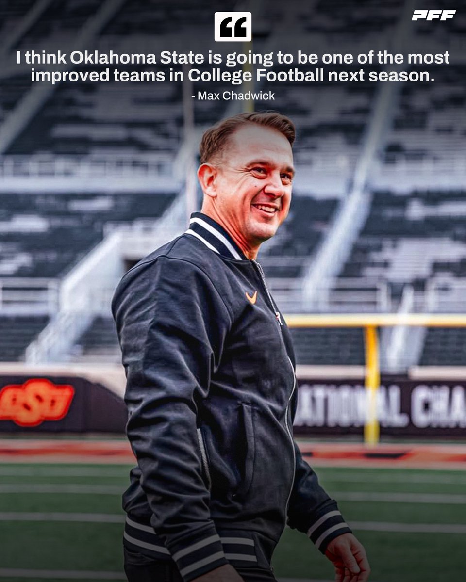 PFF_College's tweet image. Watch out for Oklahoma State next season👀
