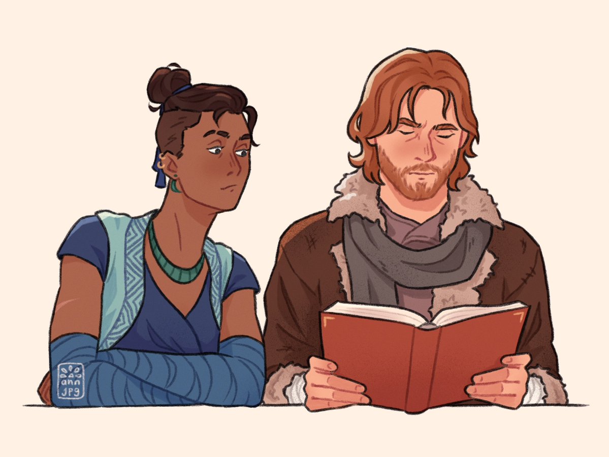 daisyann_jpg's tweet image. whatcha reading?
#criticalrolefanart #themightynein