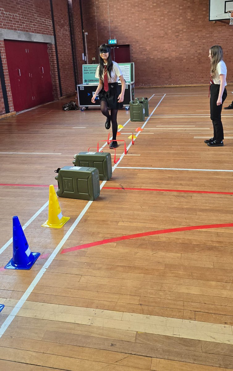 HarperGreen's tweet photo. @CommandoJoes Scenario: Electrical outage in town. Total darkness, obstacles everywhere. Teams navigated using voice commands, sound effects—and even in silence. Communication and trust were key. Great fun! Join next week’s mission in the gym, Wednesday lunchtime! https://t.co/cBnZ5Cz9zI